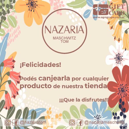 Gift Card Nazaria 6